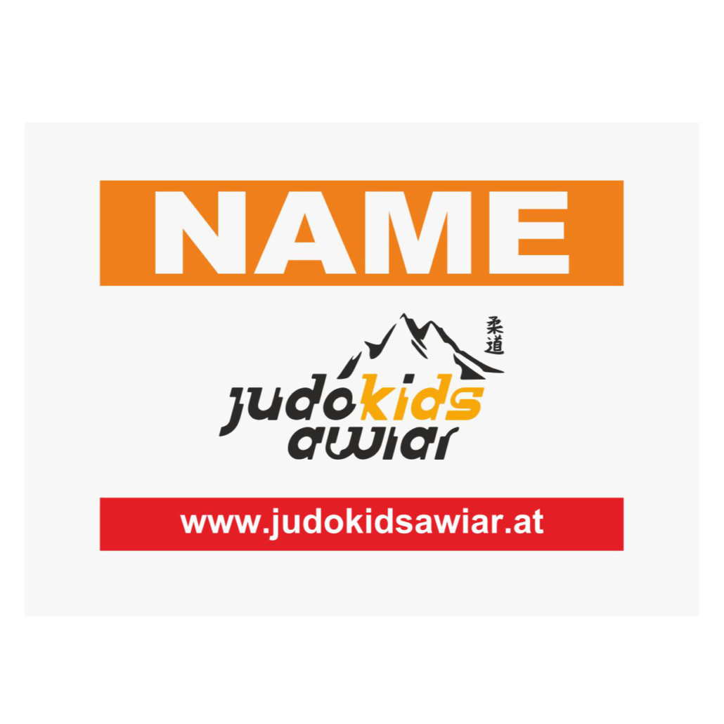 judo-namensschild